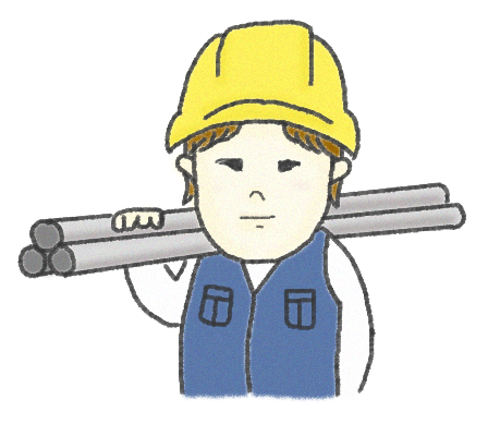 現場で働く従業員を雇っている